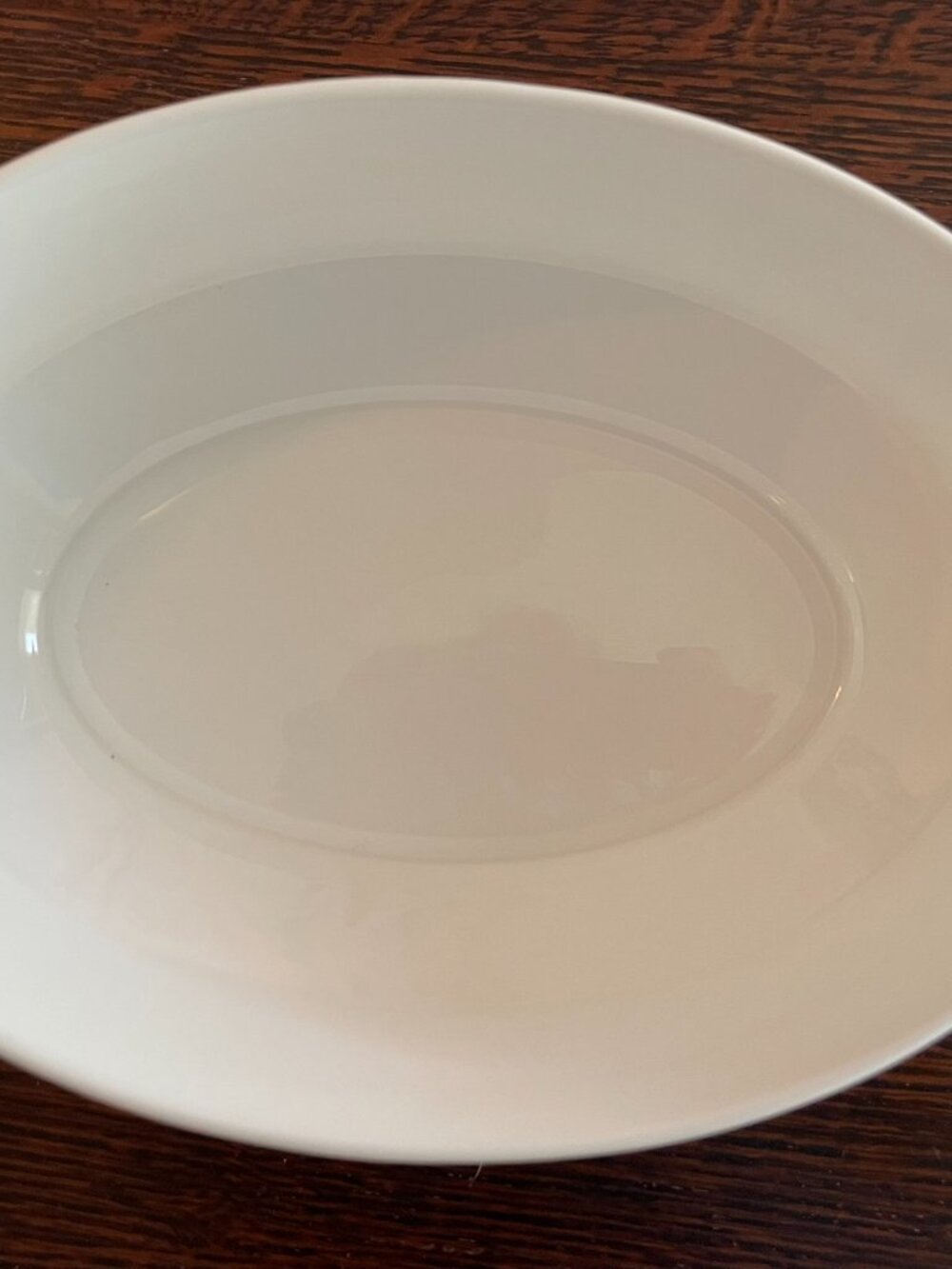 Royal Worcester royal garden Oval Serving Bowl 9" long in Mint.  Dot and dash. - Picture 4 of 9